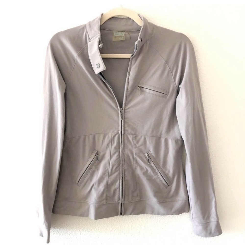 Athleta Full Zip Jacket Running Yoga Sweater Size Medium